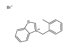 3-[(2-methylphenyl)methyl]-1,3-benzothiazol-3-ium,bromide结构式