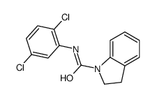 N-(2,5-dichlorophenyl)-2,3-dihydroindole-1-carboxamide Structure