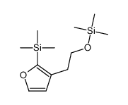 trimethyl-[2-(2-trimethylsilylfuran-3-yl)ethoxy]silane Structure