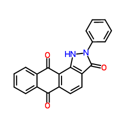 2-phenyl-1,2-dihydronaphtho[2,3-g]indazole-3,6,11-trione Structure