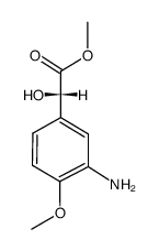 3-amino-4-methoxy-L-mandelic acid-methyl ester Structure