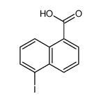 5-iodonaphthalene-1-carboxylic acid结构式