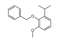 2-benzyloxy-3-i-propylanisole Structure