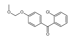 (2-chlorophenyl)-[4-(methoxymethoxy)phenyl]methanone结构式