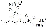 [(butylimino)bis(methylene)]bisphosphonic acid, ammonium salt结构式