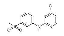 4-chloro-N-[3-(methylsulfonyl)phenyl]-2-pyrimidinamine Structure