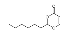 2-heptyl-1,3-dioxin-4-one Structure