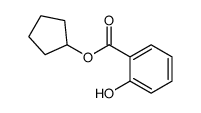 cyclopentyl 2-hydroxybenzoate Structure