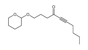 1-((tetrahydro-2H-pyran-2-yl)oxy)dec-5-yn-4-one Structure