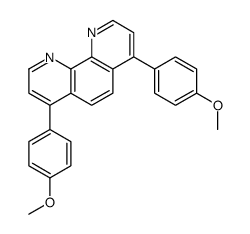 4,7-Bis(4-methoxyphenyl)-1,10-phenanthroline structure