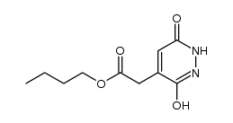 (3,6-dioxo-1,2,3,6-tetrahydro-pyridazin-4-yl)-acetic acid butyl ester Structure