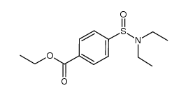 ethyl 4-(N,N-diethylsulfinamoyl)benzoate结构式