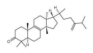 oxo-3 methyl-24 elemo lanostadiene-8,24 (31)结构式