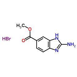 METHYL 2-AMINO-1H-BENZIMIDAZOLE-5-CARBOXYLATE structure