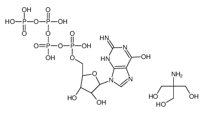 GUANOSINE 5'-TETRAPHOSPHATE TRIS SALT结构式