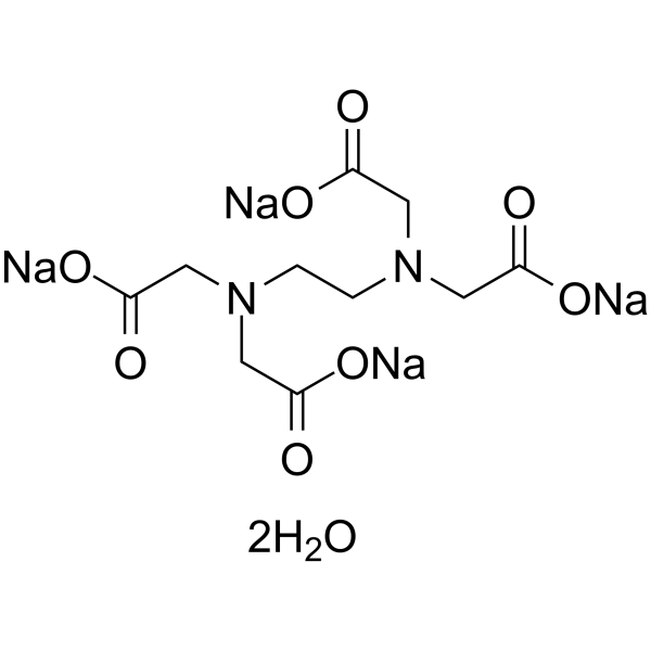 Ethylenediaminetetraacetic acid sodium hydrate Structure