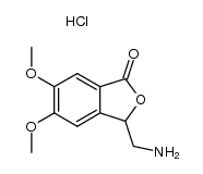 1-(aminomethyl)-5,6-dimethoxyphthalide hydrochloride Structure