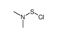 (dimethylamino)sulfenyl chloride结构式