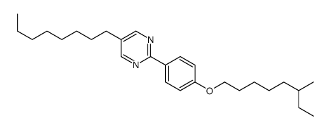 2-[4-(6-methyloctoxy)phenyl]-5-octylpyrimidine结构式