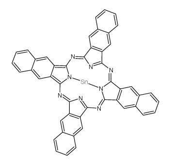 TIN II 2,3-NAPHTHALOCYANINE structure