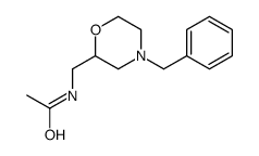 N-[(4-benzylmorpholin-2-yl)methyl]acetamide结构式