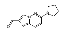 6-pyrrolidin-1-ylimidazo[1,2-b]pyridazine-2-carbaldehyde Structure