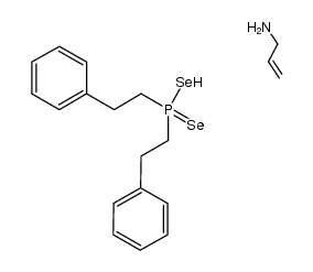 allylammonium bis(2-phenylethyl)diselenophosphinate结构式