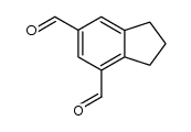 indane-4,6-dicarboxaldehyde结构式