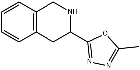 3-(5-methyl-1,3,4-oxadiazol-2-yl)-1,2,3,4-tetrahydroisoquinoline Structure