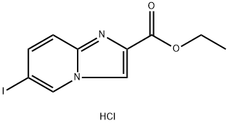 Ethyl 6-iodoimidazo[1,2-a]pyridine-2-carboxylate hydrochloride Structure
