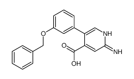 2-amino-5-(3-phenylmethoxyphenyl)pyridine-4-carboxylic acid结构式
