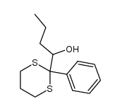 2-(1-hydroxybutyl)-2-phenyl-1,3-dithiane Structure