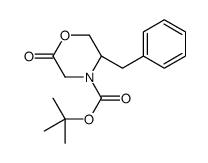 TERT-BUTYL (S)-(-)-5-BENZYL-2-OXO-4- structure