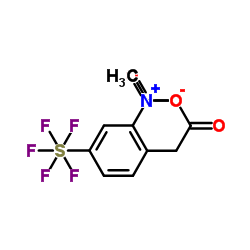 Ethyl [2-nitro-4-(pentafluoro-λ6-sulfanyl)phenyl]acetate Structure