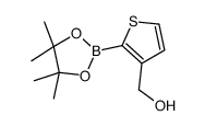 3-(Hydroxymethyl)thiophene-2-boronic acid pinacol ester结构式