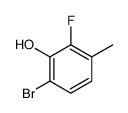 2-氟-3-甲基-6-溴苯酚结构式