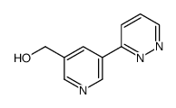 (5-pyridazin-3-ylpyridin-3-yl)methanol结构式