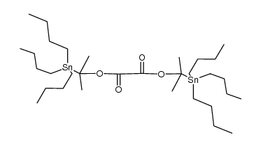 2-tributylstannylpropyl oxalate Structure