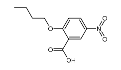 2-butanoyloxy-5-nitrobenzoic acid Structure