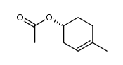 (+)-(1R)-4-methyl-1-acetoxy-3-cyclohexene Structure