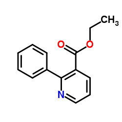 Ethyl 2-phenylnicotinate Structure