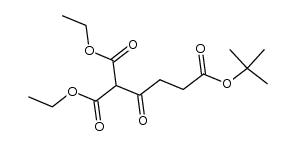 3-(3-Carbo-t-butoxypropionyl)-malonsaeure-diethylester Structure