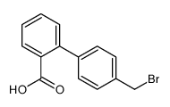 4'-(BROMOMETHYL)-[1,1'-BIPHENYL]-2-CARBOXYLIC ACID structure