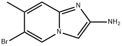 2-Amino-6-bromo-7-methylimidazo[1,2-a]pyridine Structure