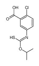 2-chloro-5-(propan-2-yloxycarbothioylamino)benzoic acid Structure