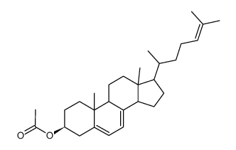 5,7,24-Cholestatrien-3β-ol acetate结构式