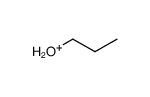 protonated n-propanol Structure