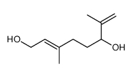 3,7-dimethylocta-2,7-diene-1,6-diol Structure