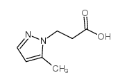 3-(5-METHYL-PYRAZOL-1-YL)-PROPIONIC ACID structure