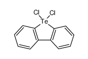 5,5-dichlorodibenzotellurophene Structure